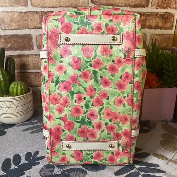 Dooney & Bourke Petunia Floral Shopper Tote - Picture 5 of 9